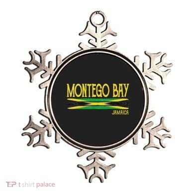 Montego Bay Jamaica Jamaican Flag Gift Souvenir Ornament