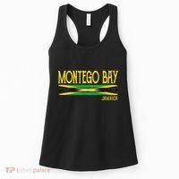Montego Bay Jamaica Jamaican Flag Gift Souvenir Women's Tank Top thumb 0