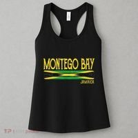 Montego Bay Jamaica Jamaican Flag Gift Souvenir Women's Tank Top thumb 3