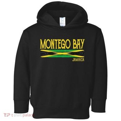 Montego Bay Jamaica Jamaican Flag Gift Souvenir Toddler Hoodie