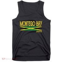 Montego Bay Jamaica Jamaican Flag Gift Souvenir Tank Top thumb 0