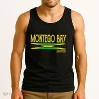 Montego Bay Jamaica Jamaican Flag Gift Souvenir Tank Top thumb 3