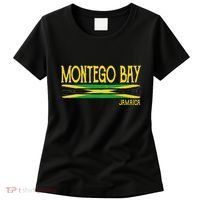 Montego Bay Jamaica Jamaican Flag Gift Souvenir Women's T-Shirt thumb 0