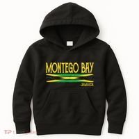 Montego Bay Jamaica Jamaican Flag Gift Souvenir Kids Hoodie thumb 0