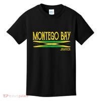 Montego Bay Jamaica Jamaican Flag Gift Souvenir Kids T-Shirt thumb 0
