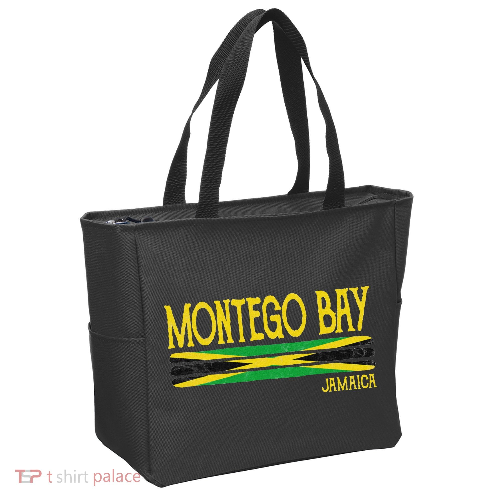 Montego Bay Jamaica Jamaican Flag Gift Souvenir Tote Bag