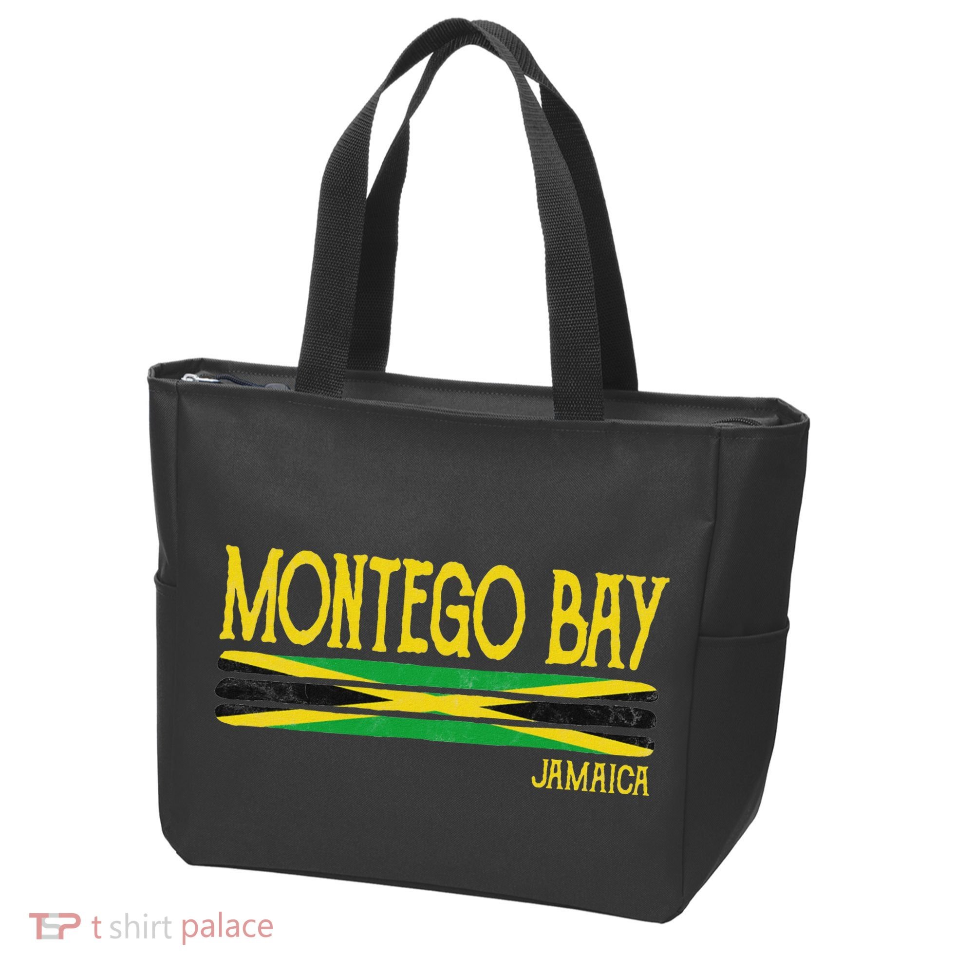 Montego Bay Jamaica Jamaican Flag Gift Souvenir Tote Bag