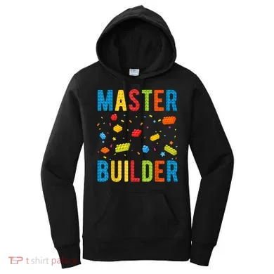 Master Builder Building Blocks Brick Builder Women's Hoodie
