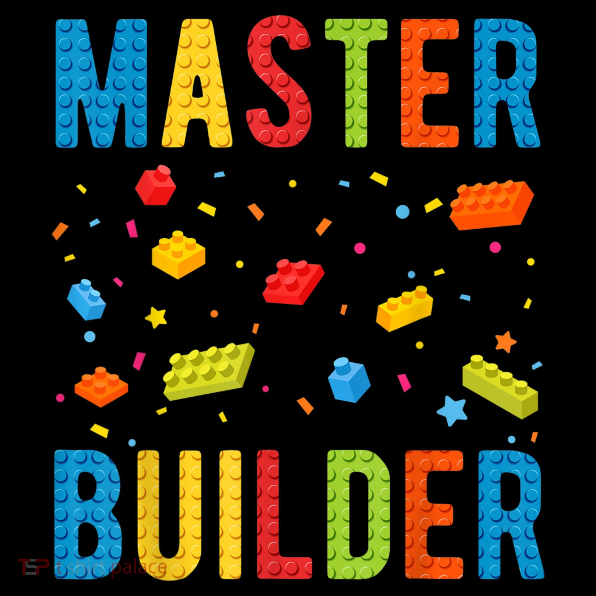 Master Builder Building Blocks Brick Builder Ladies PosiCharge Competitor Racerback Tank