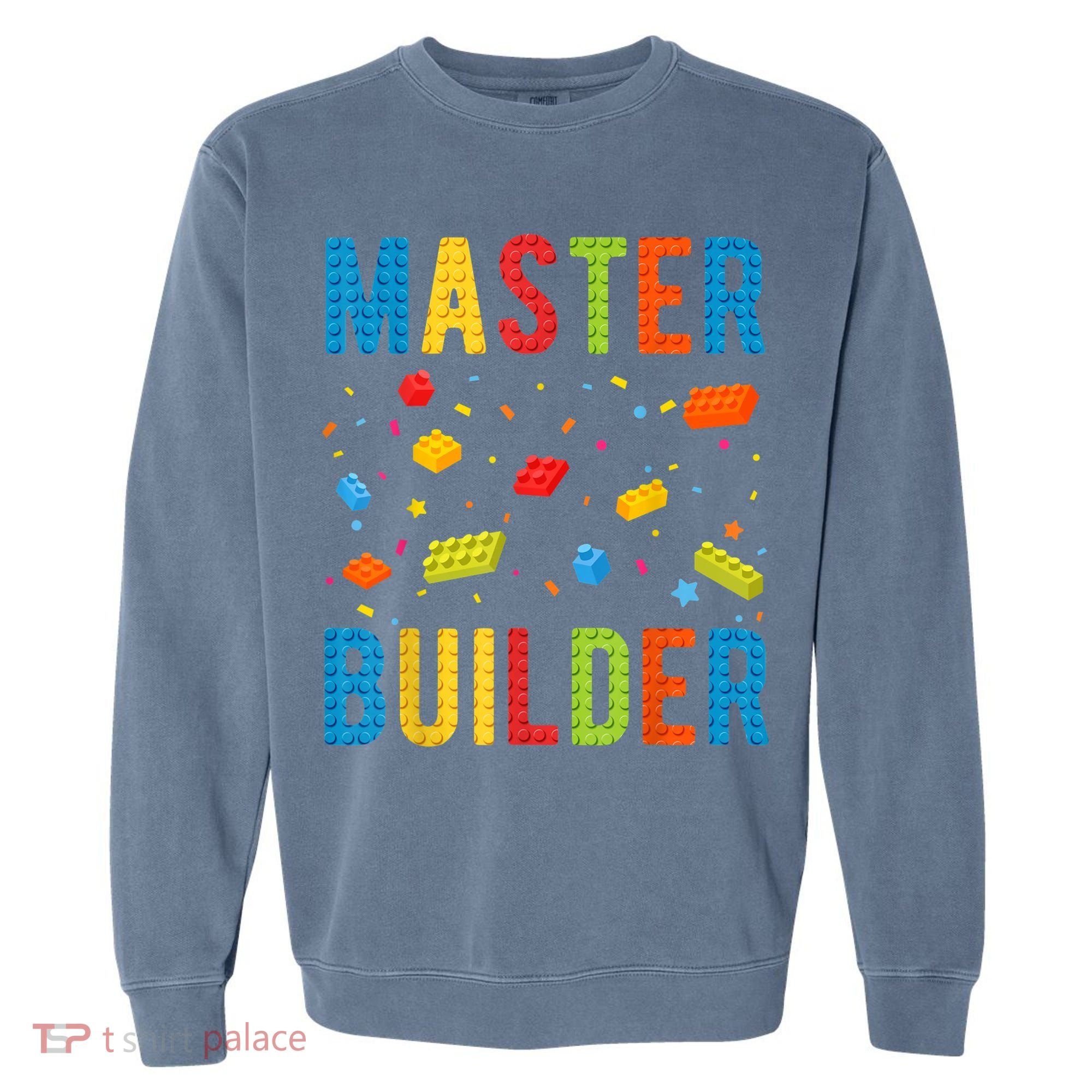Master Builder Building Blocks Brick Builder Garment-Dyed Sweatshirt