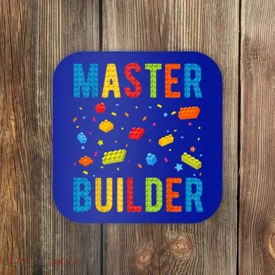 Master Builder Building Blocks Brick Builder Coaster