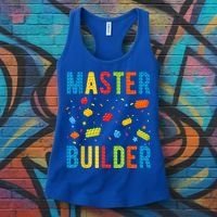 Master Builder Building Blocks Brick Builder Women's Tank Top thumb 3