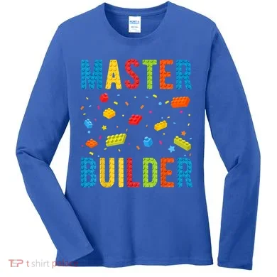 Master Builder Building Blocks Brick Builder Women's Long Sleeve Shirt