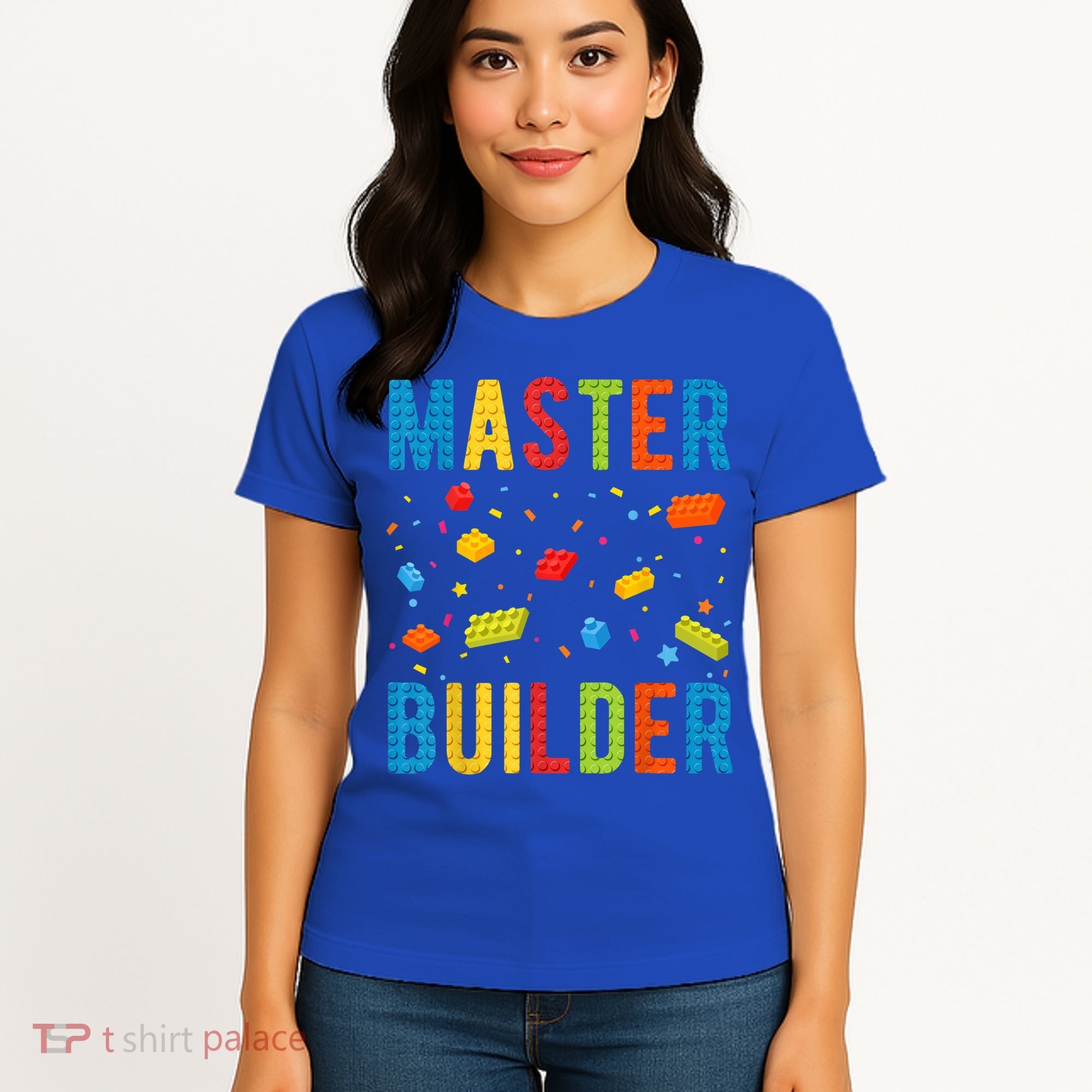 Master Builder Building Blocks Brick Builder Women's T-Shirt