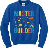 Master Builder Building Blocks Brick Builder Kids Sweatshirt thumb 0
