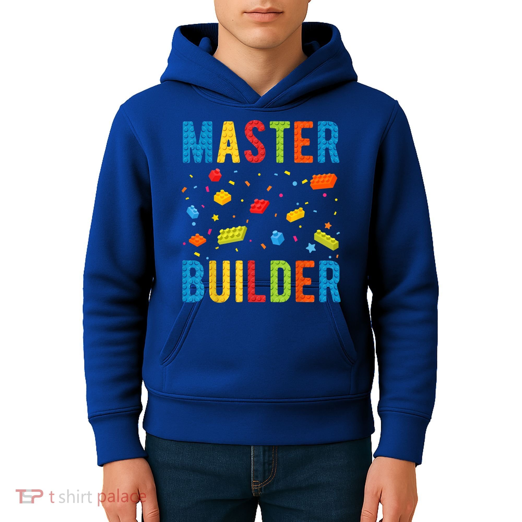 Master Builder Building Blocks Brick Builder Kids Hoodie