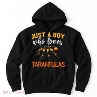 Men Boys Kids Just A Boy Who Loves Tarantulas Spider Hoodie thumb 0