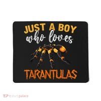 Men Boys Kids Just A Boy Who Loves Tarantulas Spider Mousepad thumb 0