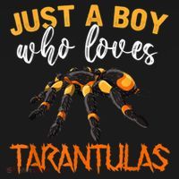 Men Boys Kids Just A Boy Who Loves Tarantulas Spider Mousepad thumb 1