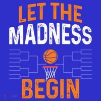 March Basketball Let The Madness Begin Funny Bracket Party Meaningful Gift Tote Bag thumb 4