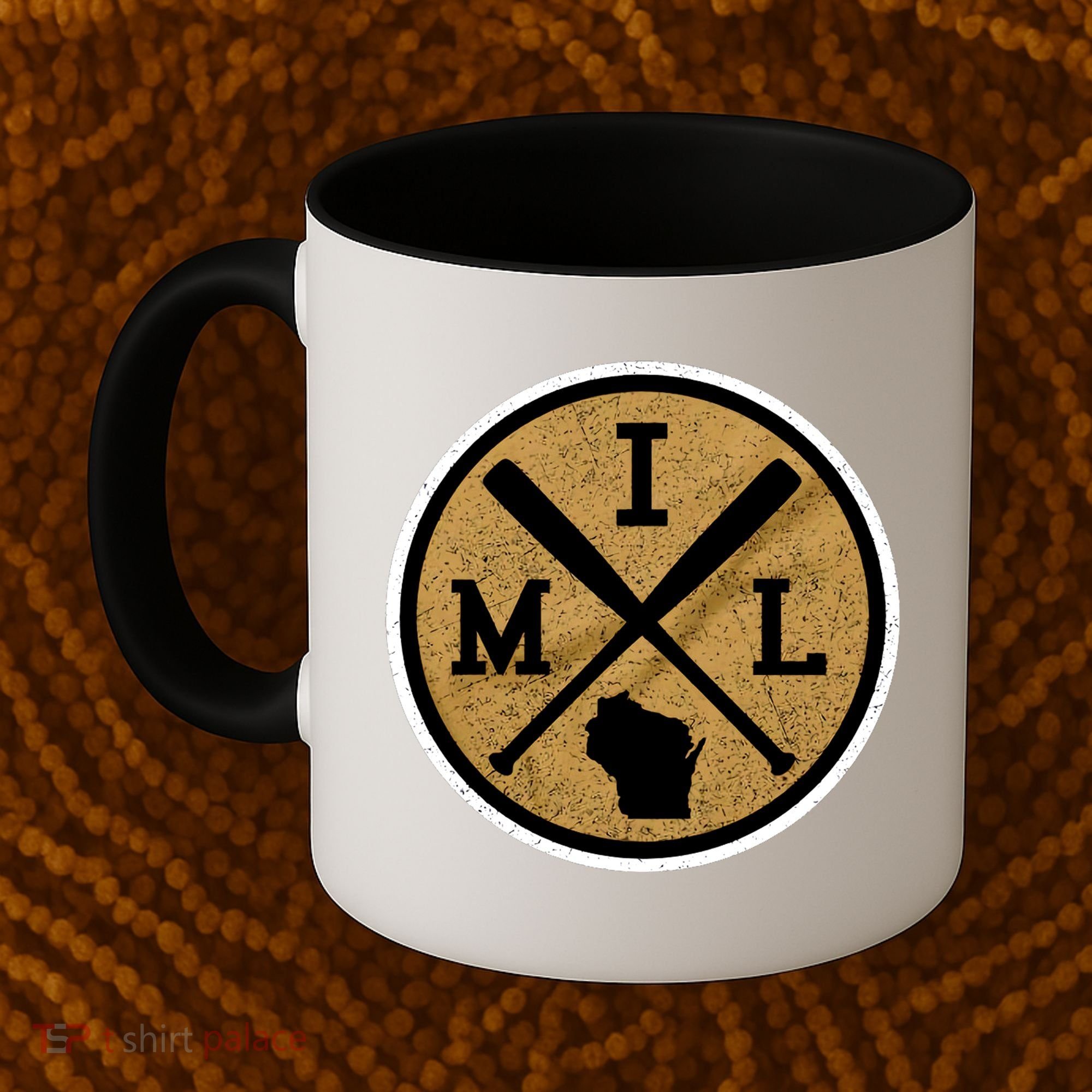 Milwaukee Baseball Lover Baseball Player Retro Sporty Coffee Mug