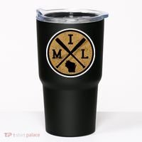 Milwaukee Baseball Lover Baseball Player Retro Sporty Tumbler thumb 0