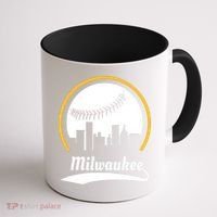 Milwaukee Baseball Lover Baseball Player Retro Sporty Coffee Mug thumb 1