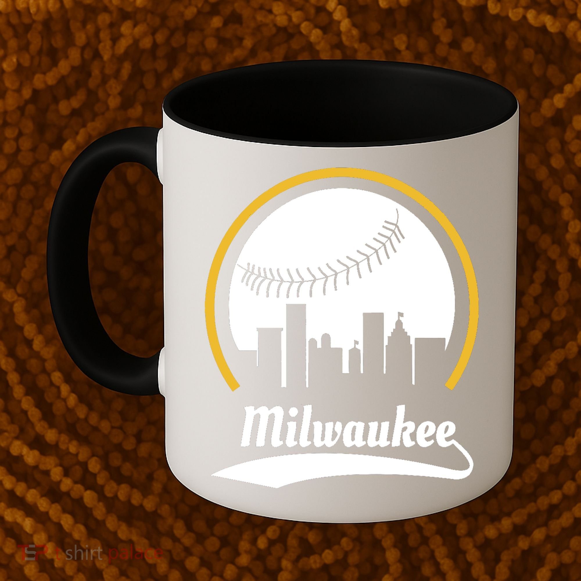 Milwaukee Baseball Lover Baseball Player Retro Sporty Coffee Mug