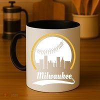 Milwaukee Baseball Lover Baseball Player Retro Sporty Coffee Mug thumb 4