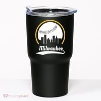 Milwaukee Baseball Lover Baseball Player Retro Sporty Tumbler thumb 0