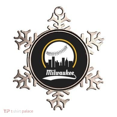 Milwaukee Baseball Lover Baseball Player Retro Sporty Ornament
