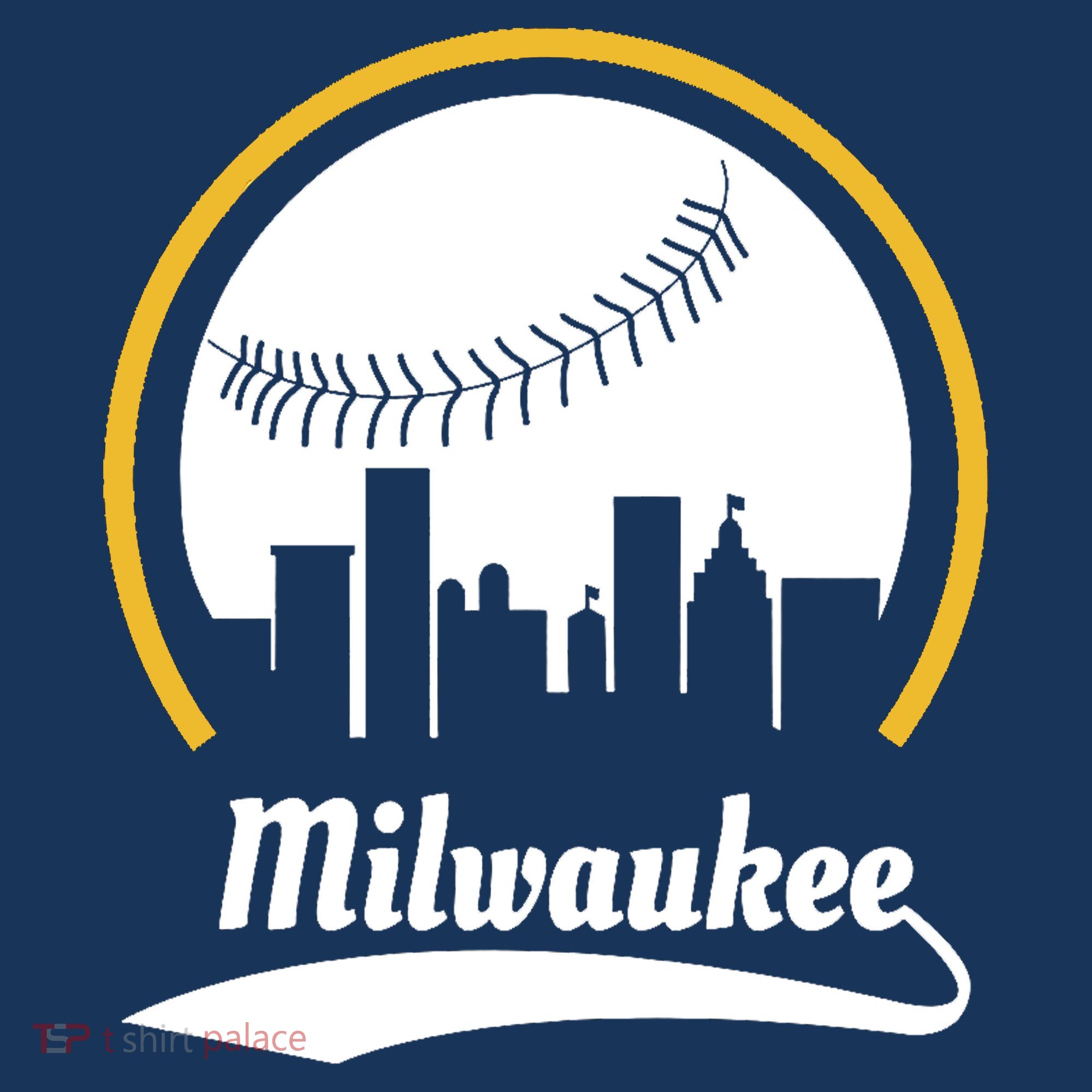 Milwaukee Baseball Lover Baseball Player Retro Sporty Apron