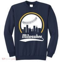 Milwaukee Baseball Lover Baseball Player Retro Sporty Sweatshirt thumb 0