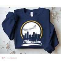Milwaukee Baseball Lover Baseball Player Retro Sporty Sweatshirt thumb 2