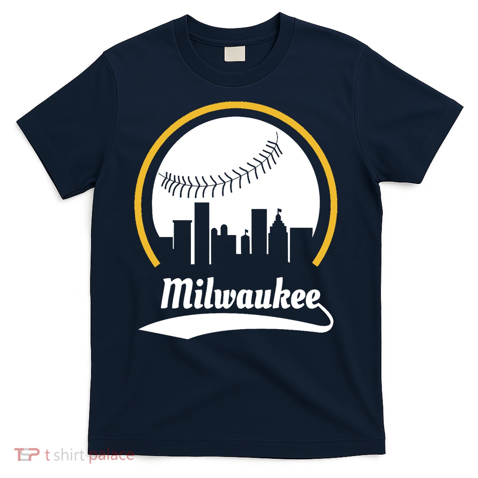 Milwaukee Baseball Lover Baseball Player Retro Sporty T-Shirt