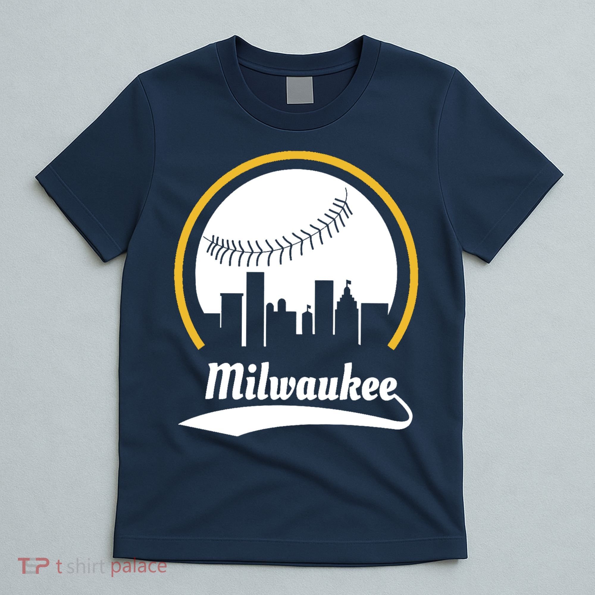 Milwaukee Baseball Lover Baseball Player Retro Sporty T-Shirt