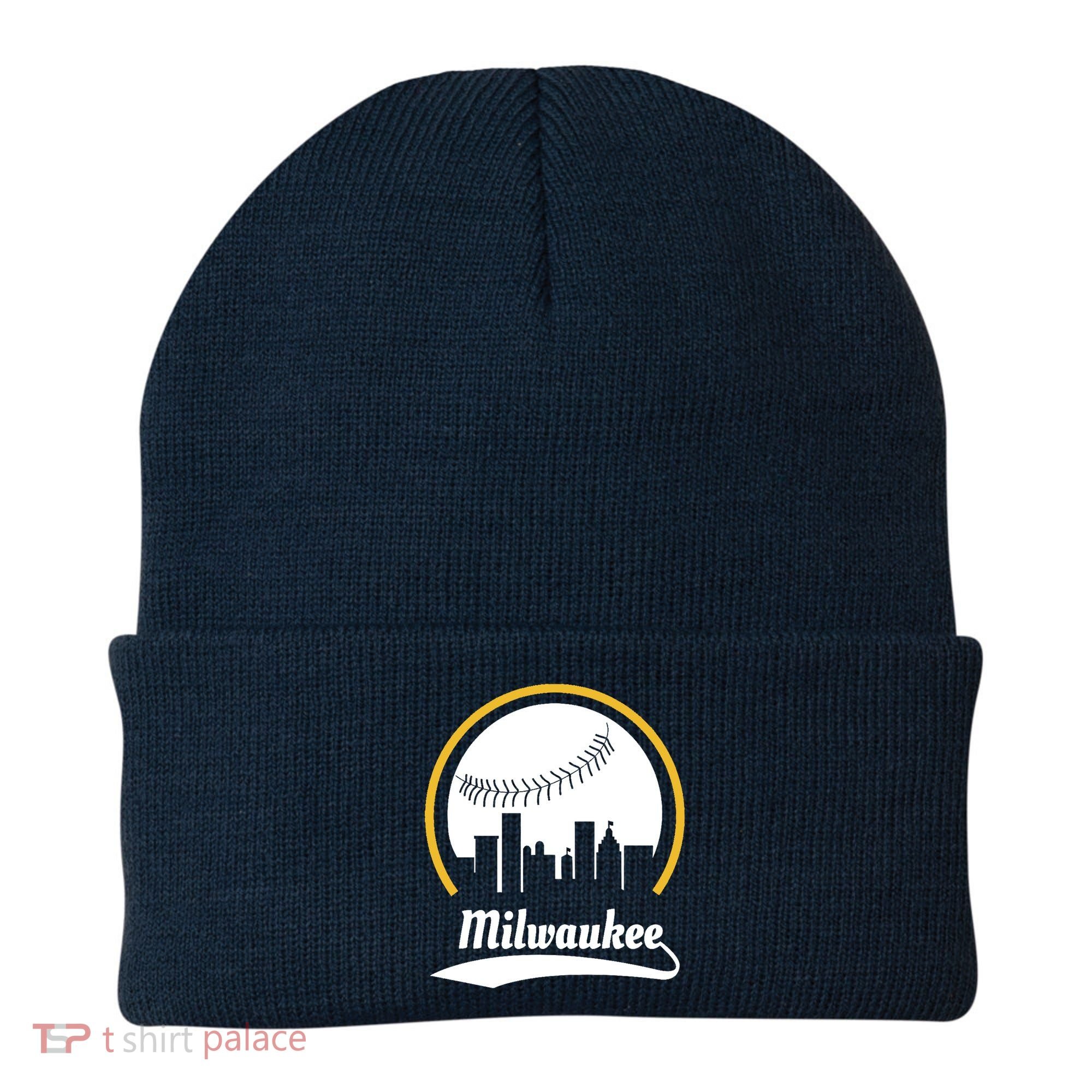 Milwaukee Baseball Lover Baseball Player Retro Sporty Beanie