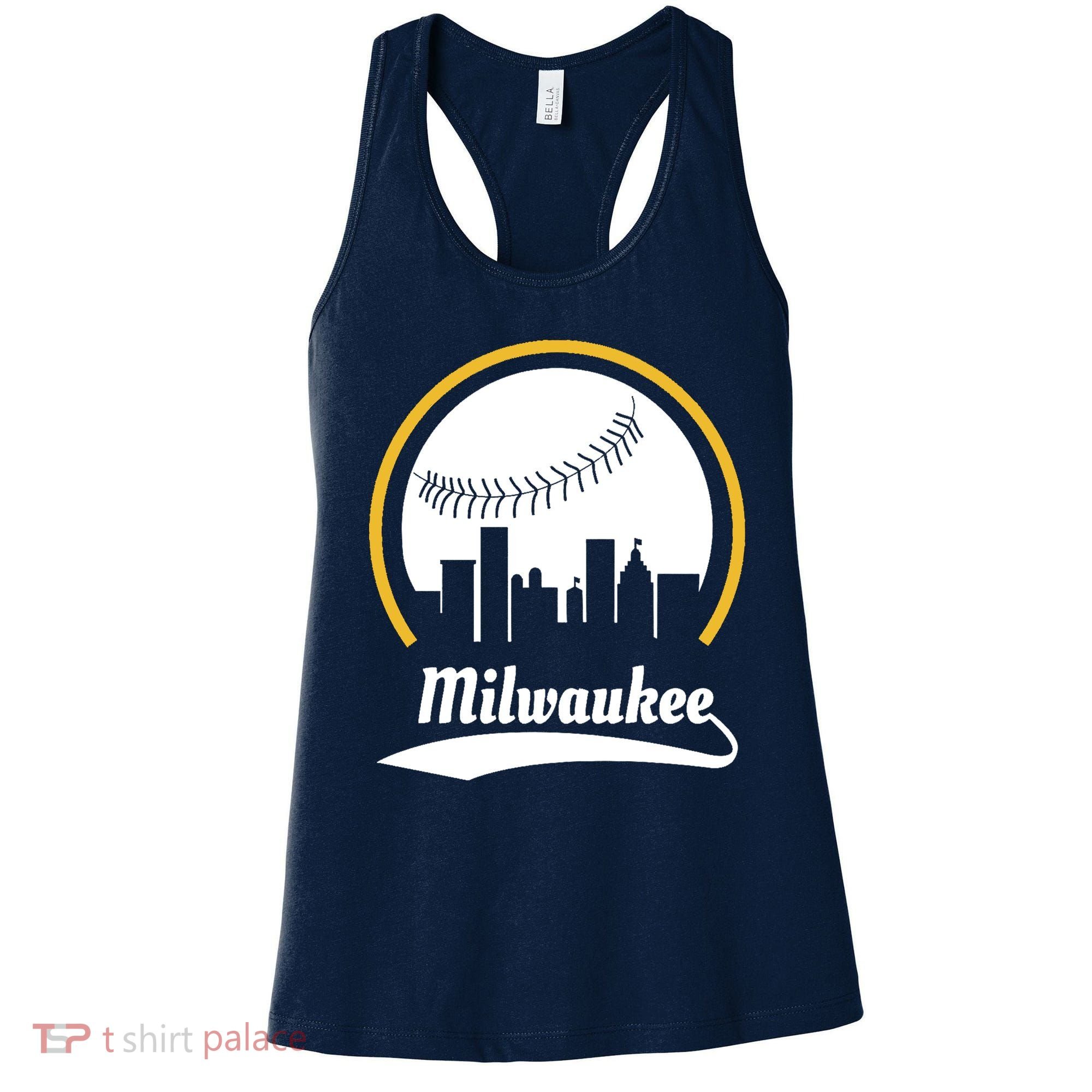 Milwaukee Baseball Lover Baseball Player Retro Sporty Women's Tank Top
