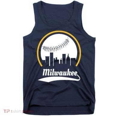 Milwaukee Baseball Lover Baseball Player Retro Sporty Tank Top