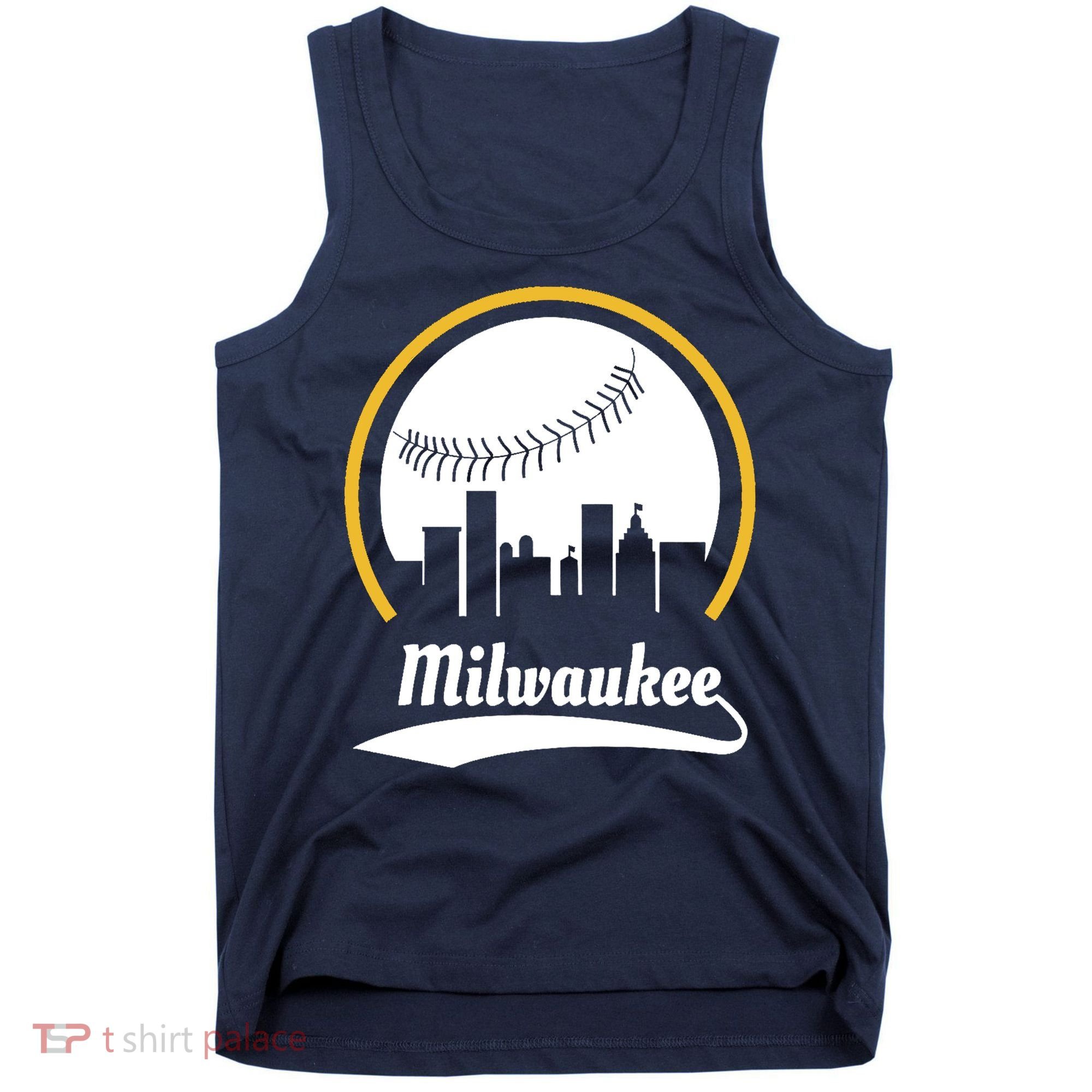 Milwaukee Baseball Lover Baseball Player Retro Sporty Tank Top