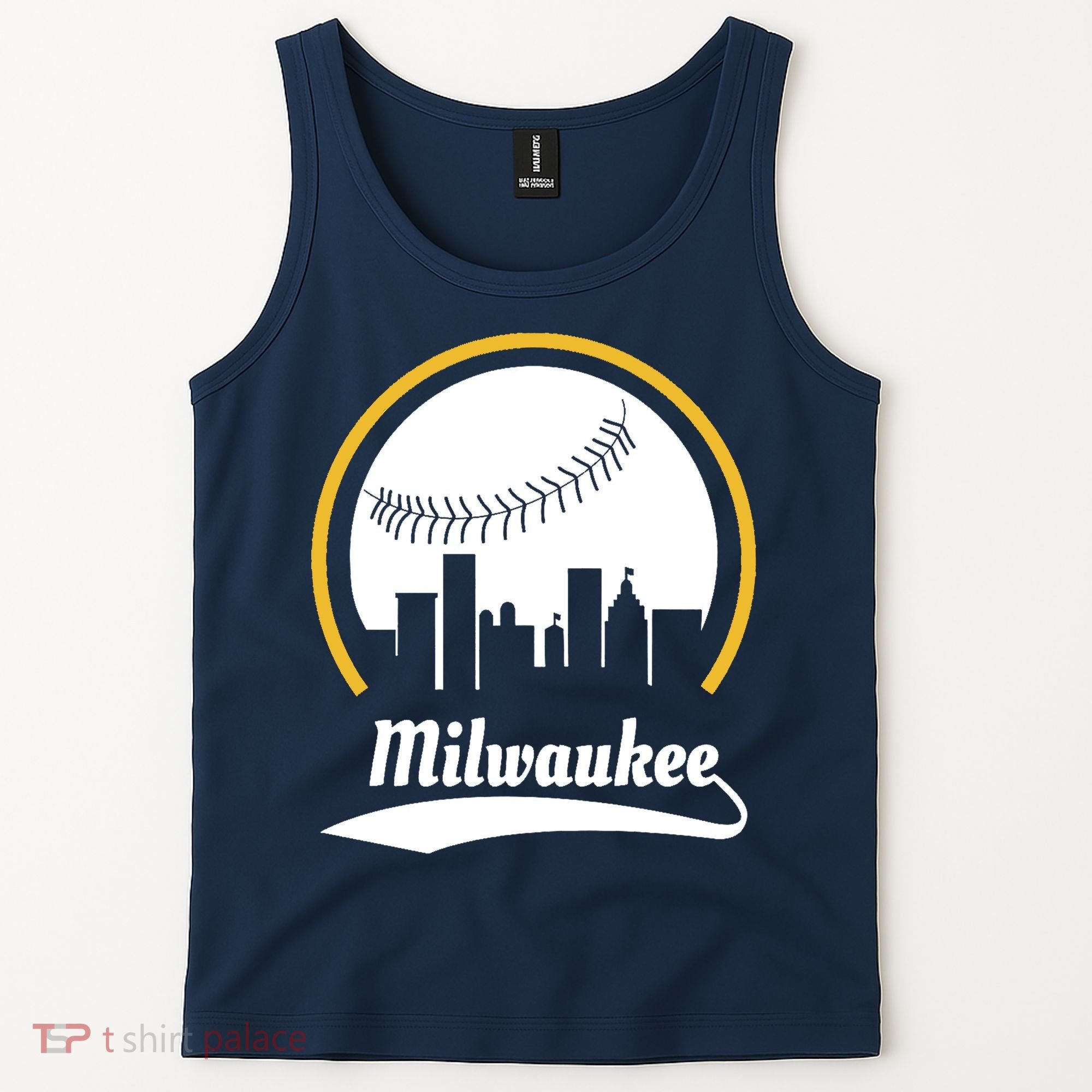 Milwaukee Baseball Lover Baseball Player Retro Sporty Tank Top