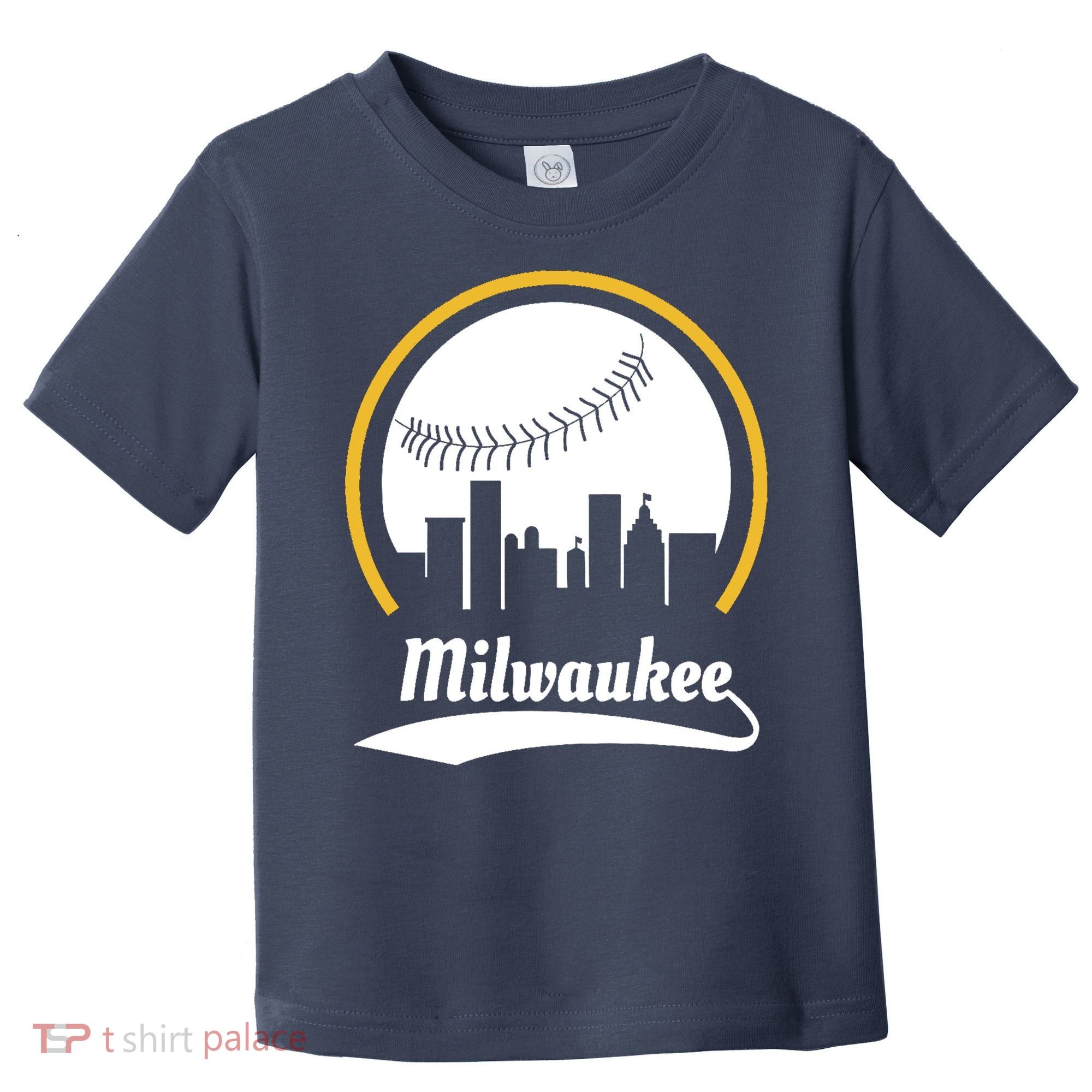 Milwaukee Baseball Lover Baseball Player Retro Sporty Toddler T-Shirt