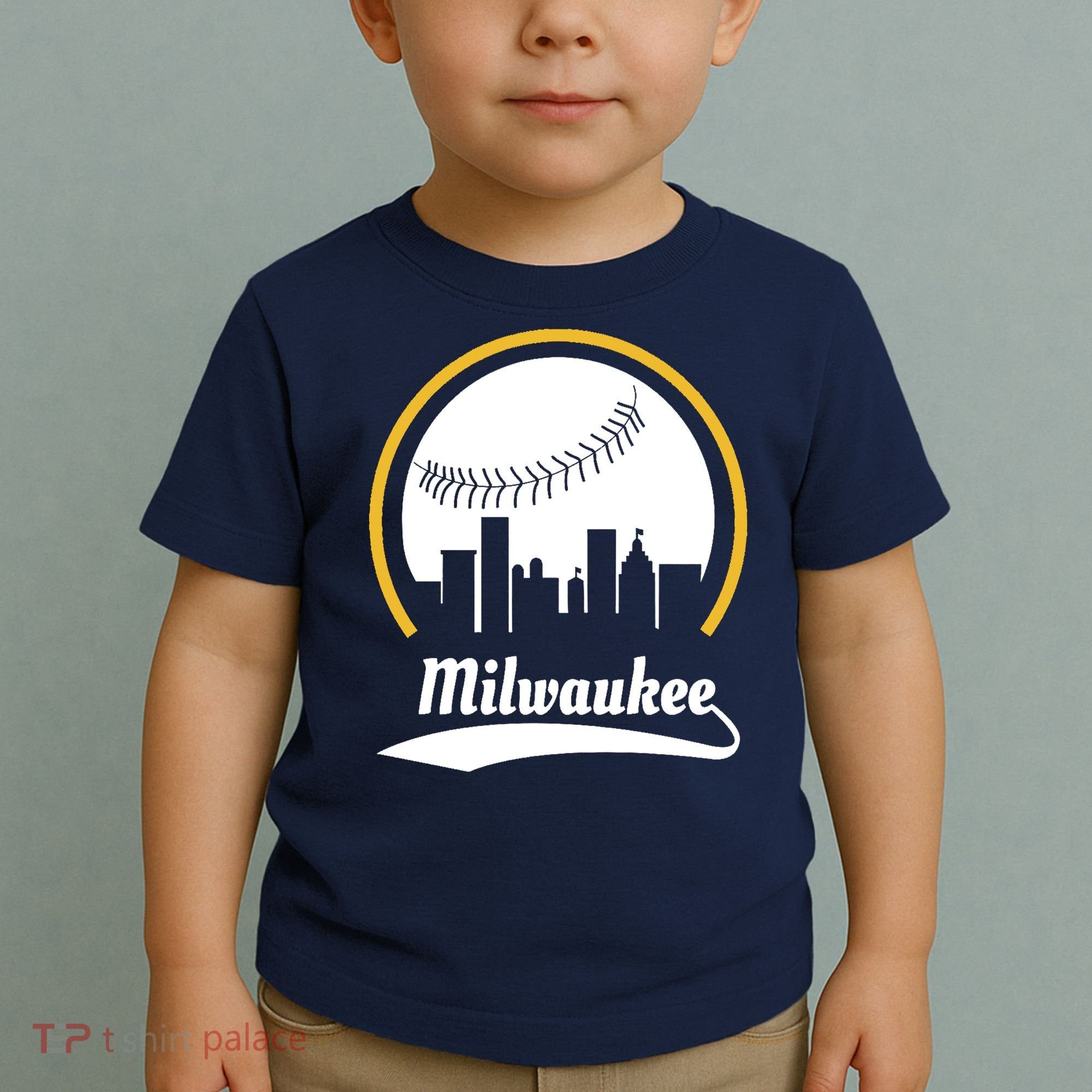 Milwaukee Baseball Lover Baseball Player Retro Sporty Toddler T-Shirt