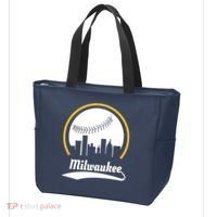 Milwaukee Baseball Lover Baseball Player Retro Sporty Tote Bag thumb 3