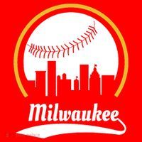 Milwaukee Baseball Lover Baseball Player Retro Sporty Santa Hat thumb 1