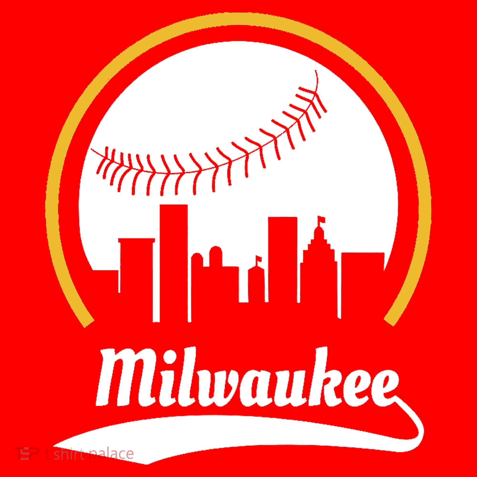 Milwaukee Baseball Lover Baseball Player Retro Sporty Santa Hat