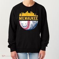 Milwaukee Baseball Lover Baseball Player Retro Sporty Women's Sweatshirt thumb 0