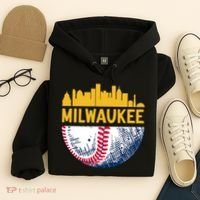 Milwaukee Baseball Lover Baseball Player Retro Sporty Hoodie thumb 4