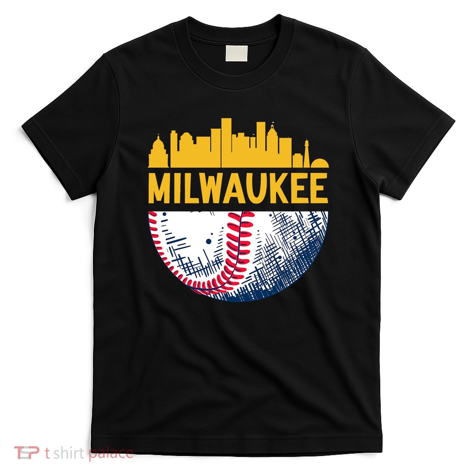Milwaukee Baseball Lover Baseball Player Retro Sporty T-Shirt