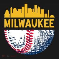 Milwaukee Baseball Lover Baseball Player Retro Sporty T-Shirt thumb 7
